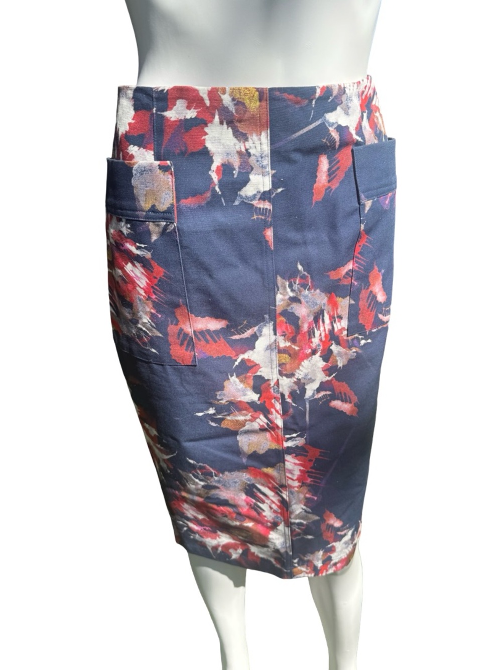 Vintage SUNO | Floral Print Pencil Skirt